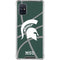 Michigan State University Green Basketball Galaxy A51 5G Clear Case
