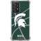 Michigan State University Green Basketball Galaxy A52 5G Clear Case