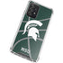 Michigan State University Green Basketball Galaxy A52 5G Clear Case