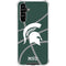 Michigan State University Green Basketball Galaxy A54 5G Clear Case