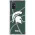 Michigan State University Green Basketball Galaxy A71 5G Clear Case