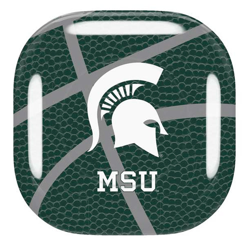 Michigan State University Green Basketball Galaxy Buds Pro Skin