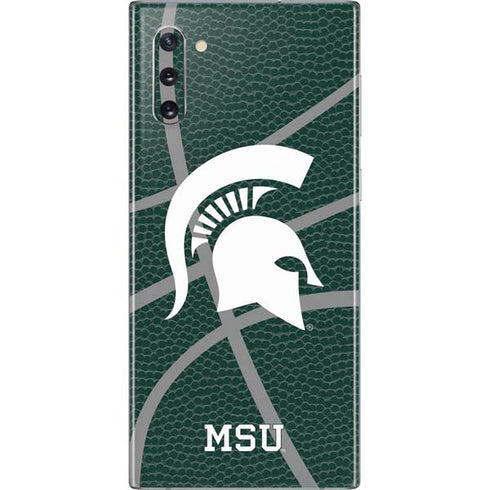 Michigan State University Green Basketball Galaxy Note 10 Skin
