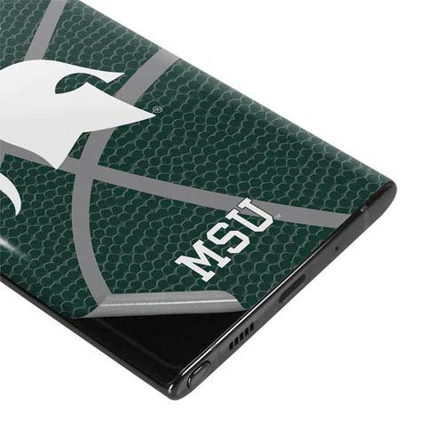 Michigan State University Green Basketball Galaxy Note 10 Skin
