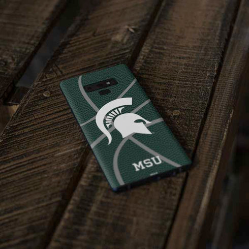Michigan State University Green Basketball Galaxy Note 9 Skin