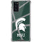 Michigan State University Green Basketball Galaxy Note20 5G Clear Case