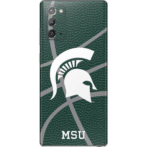 Michigan State University Green Basketball Galaxy Note20 5G Skin