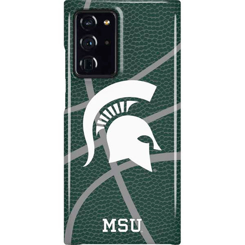 Michigan State University Green Basketball Galaxy Note20 Ultra 5G Lite Case