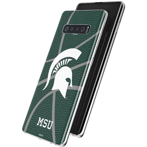 Michigan State University Green Basketball Galaxy S10 Plus Skin