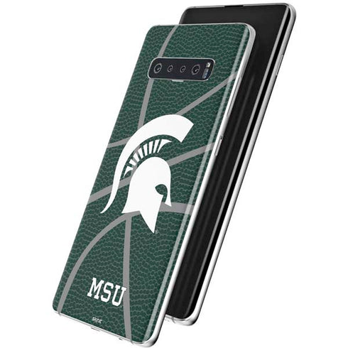 Michigan State University Green Basketball Galaxy S10 Skin