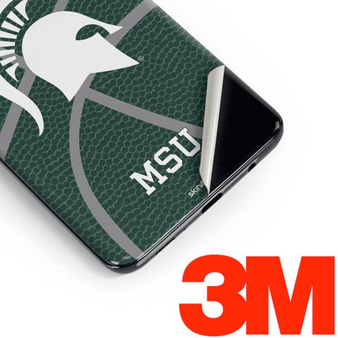 Michigan State University Green Basketball Galaxy S10 Skin