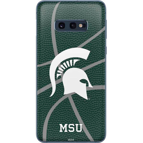 Michigan State University Green Basketball Galaxy S10e Skin