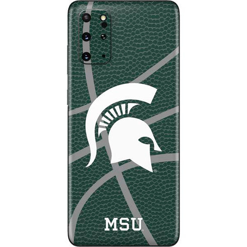 Michigan State University Green Basketball Galaxy S20 Plus Skin