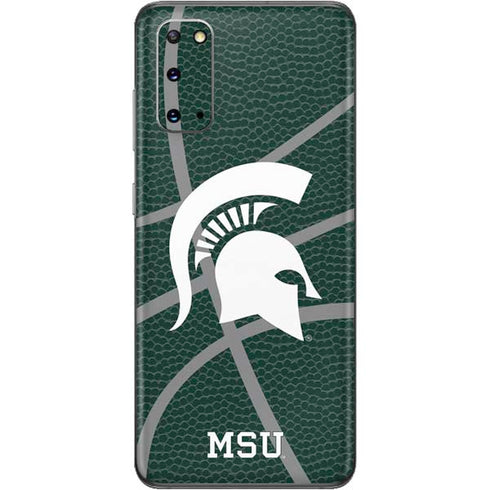 Michigan State University Green Basketball Galaxy S20 Skin
