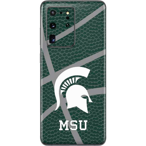 Michigan State University Green Basketball Galaxy S20 Ultra 5G Skin