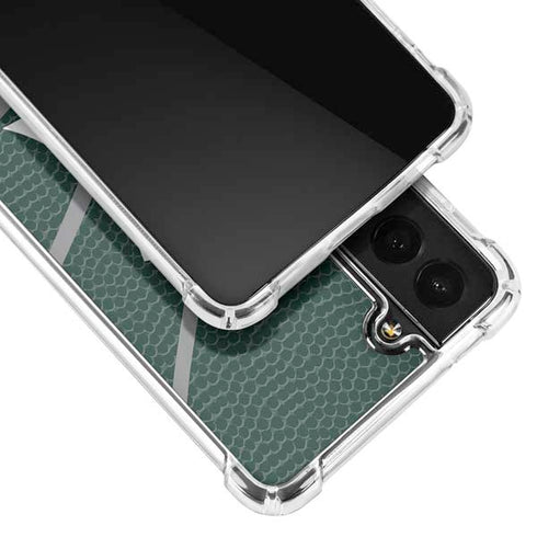 Michigan State University Green Basketball Galaxy S21 5G Clear Case