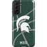 Michigan State University Green Basketball Galaxy S21 FE Pro Case