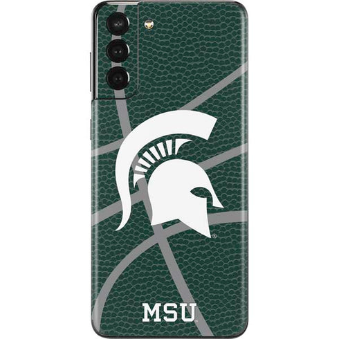 Michigan State University Green Basketball Galaxy S21 Plus 5G Skin