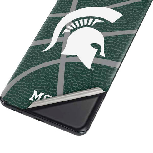 Michigan State University Green Basketball Galaxy S21 Plus 5G Skin
