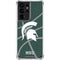 Michigan State University Green Basketball Galaxy S21 Ultra 5G Clear Case