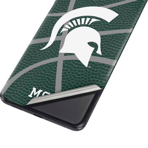 Michigan State University Green Basketball Galaxy S21 Ultra 5G Skin