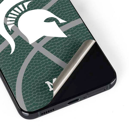 Michigan State University Green Basketball Galaxy S22 Plus Skin
