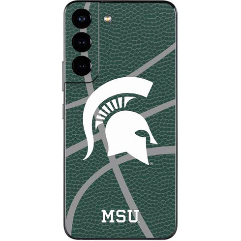 Michigan State University Green Basketball Galaxy S22 Skin