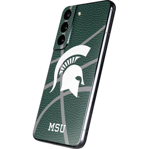Michigan State University Green Basketball Galaxy S22 Skin