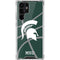 Michigan State University Green Basketball Galaxy S22 Ultra Clear Case
