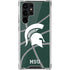 Michigan State University Green Basketball Galaxy S22 Ultra Clear Case
