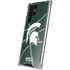 Michigan State University Green Basketball Galaxy S22 Ultra Clear Case
