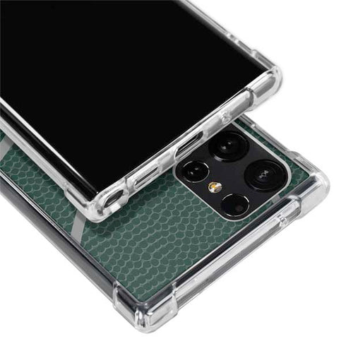 Michigan State University Green Basketball Galaxy S22 Ultra Clear Case