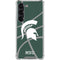 Michigan State University Green Basketball Galaxy S23 Clear Case