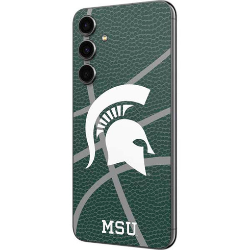 Michigan State University Green Basketball Galaxy S23 FE Skin