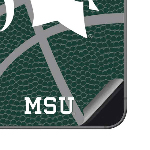Michigan State University Green Basketball Galaxy S23 FE Skin
