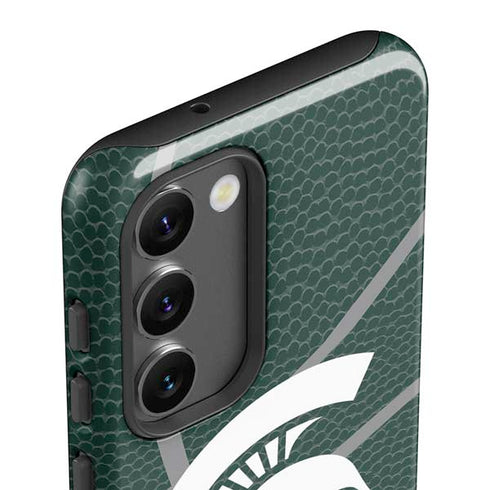 Michigan State University Green Basketball Galaxy S23 Plus Pro Case