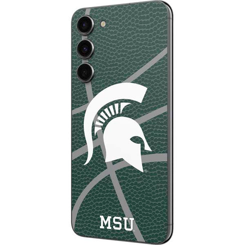 Michigan State University Green Basketball Galaxy S23 Plus Skin