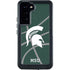 Michigan State University Green Basketball Galaxy S23 Plus Waterproof Case