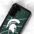 Michigan State University Green Basketball Galaxy S23 Plus Waterproof Case