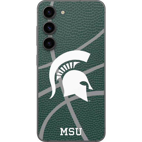 Michigan State University Green Basketball Galaxy S23 Skin