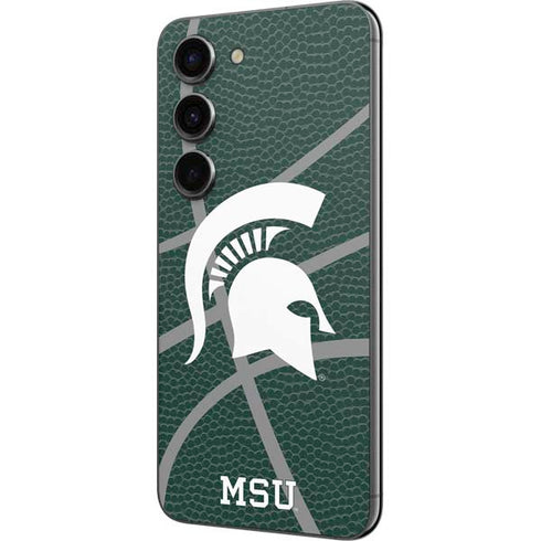 Michigan State University Green Basketball Galaxy S23 Skin
