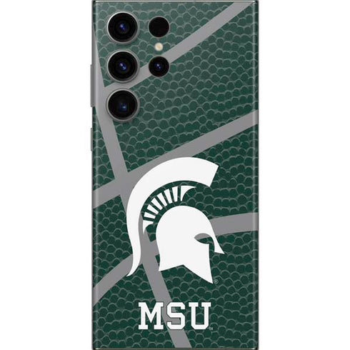 Michigan State University Green Basketball Galaxy S23 Ultra Skin