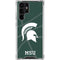 Michigan State University Green Basketball Galaxy S24 Ultra Clear Case