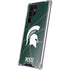 Michigan State University Green Basketball Galaxy S24 Ultra Clear Case