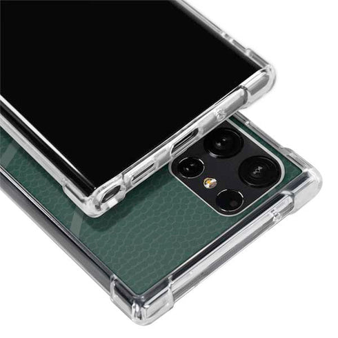 Michigan State University Green Basketball Galaxy S24 Ultra Clear Case