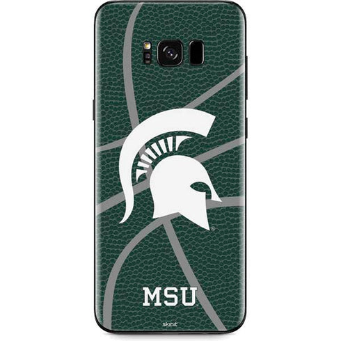 Michigan State University Green Basketball Galaxy S8 Skin