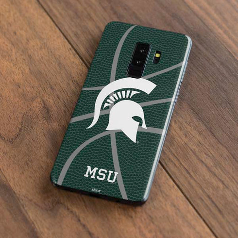 Michigan State University Green Basketball Galaxy S9 Plus Skin