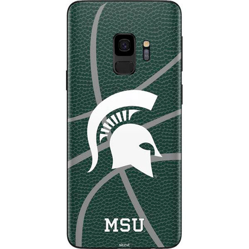 Michigan State University Green Basketball Galaxy S9 Skin