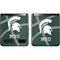 Michigan State University Green Basketball Galaxy Z Flip Skin
