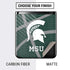 Michigan State University Green Basketball Galaxy Z Flip Skin